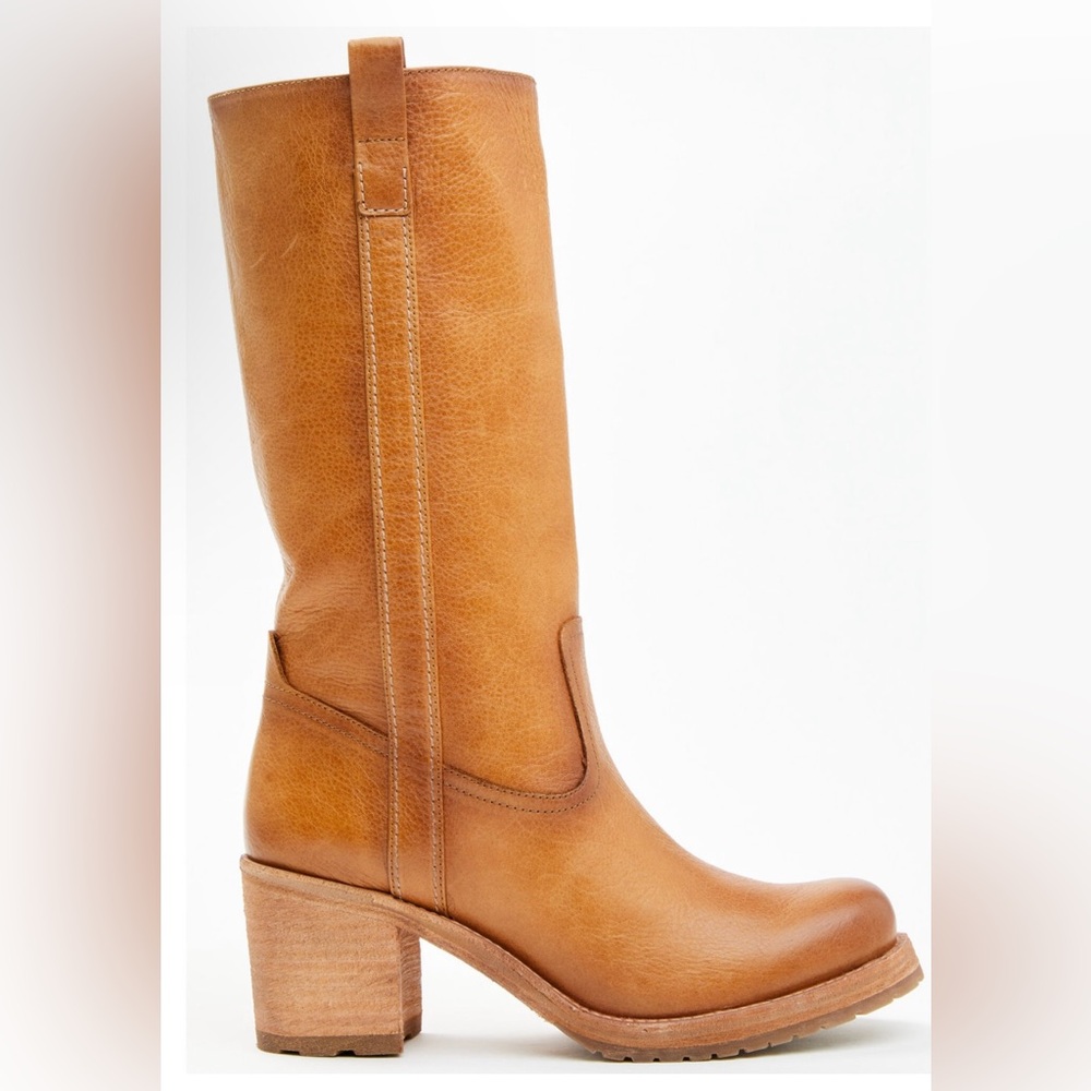 Tan Heeled Boots